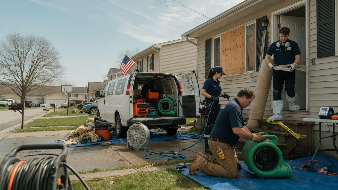 Water Damage Restoration in Darlington, WI near me